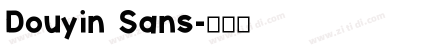 Douyin Sans字体转换